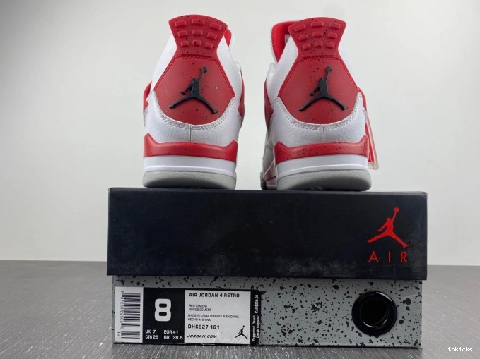 Rep TB 4 DH6927-161 Air Jordan Red Cement 0823
